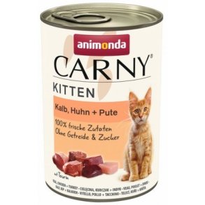 ANIMONDA Carny Kitten Veal, chicken, turkey - vd kattefoder - 400g
