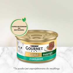 GOURMET Gold Rabbit - vdfoder til katte - 85g