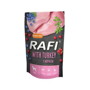 DOLINA NOTECI Rafi with turkey - vdfoder til hunde - 500g