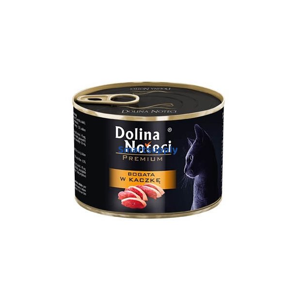 DOLINA NOTECI Premium Rich in duck - vd kattefoder - 185g