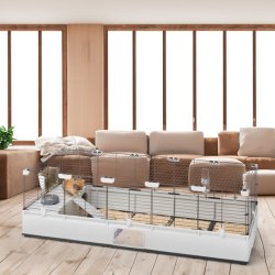 FERPLAST Modular 4 - bur til kanin og marsvin - 179 x 72 x 56cm