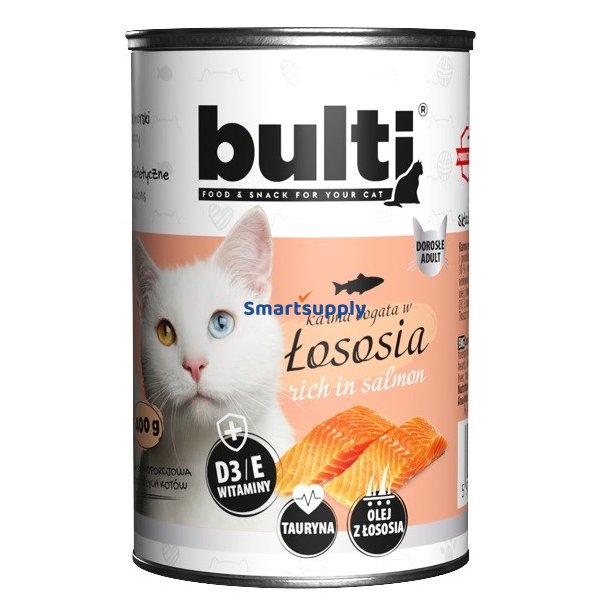 Bulti Rig P Laks - Vdfoder Til Katte - 400G