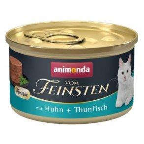 ANIMONDA Vom Feinsten Mousse Kylling og Tun - vdfoder til katte - 85 g
