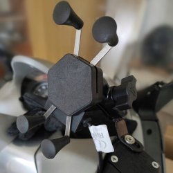 MOTORCYKEL TELEFONHOLDER FREEDCONN MC7C + BM2R FASTGRELSE AF HOVEDRR