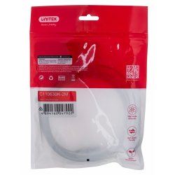 Unitek Hdmi Kabel 2.0 4K60hz,Flat,2M,C11063bk-2M