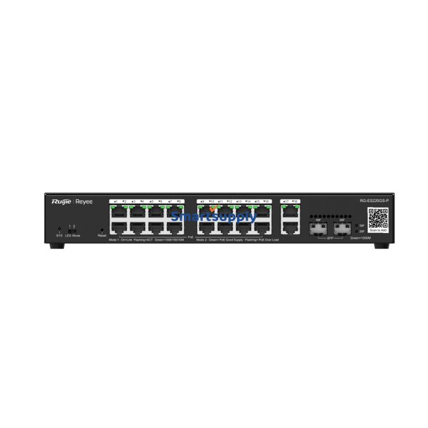 Ruijie Networks Rg-Es220gs-P Netvrksswitch Managed L2 Gigabit Ethernet (10/100/1000)
