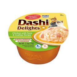 Inaba Dashi Delights Kylling Tun &amp; Kammusling Bouillon - Kat Godbid - 70G