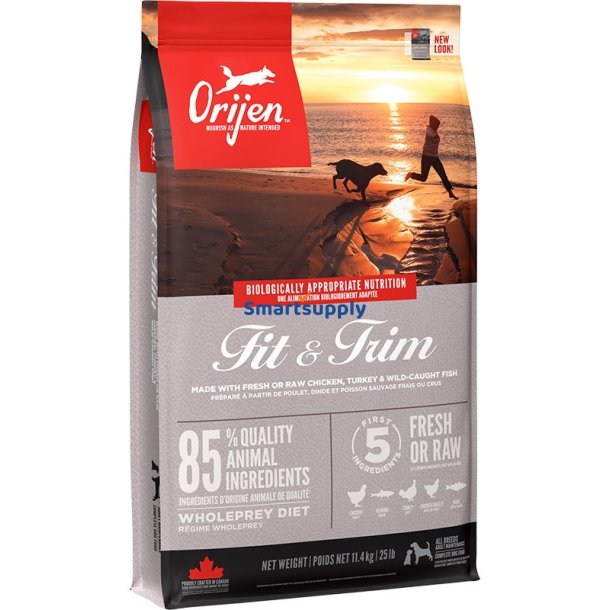 ORIJEN Fit & Trim - trfoder til hunde - 11,4 kg