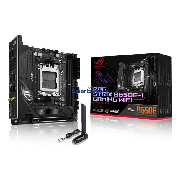 ASUS ROG STRIX B650E-I GAMING WIFI AMD B650 Sokkel AM5 mini ITX