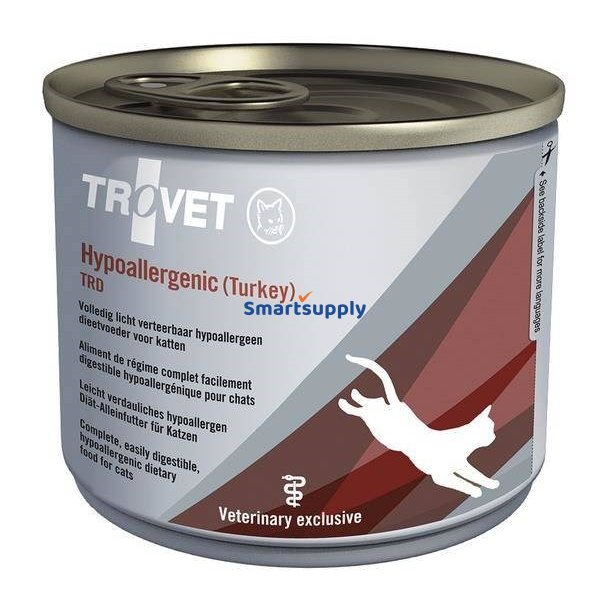 TROVET Hypoallergenic TRD with turkey - vdfoder til katte - 200g
