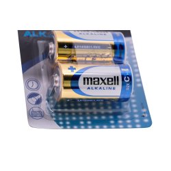 Maxell Batteri Alkalisk Lr14, 2 Stk
