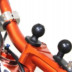 MOTORCYKEL TELEFONHOLDER FREEDCONN MC7C + BM2R FASTGRELSE AF HOVEDRR