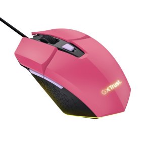 Trust Felox Gaming mus med ledning GXT109P pink