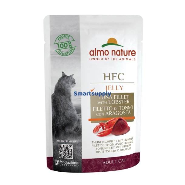 Almo Nature Hfc Jelly Tunfilet Med Hummer - 55G