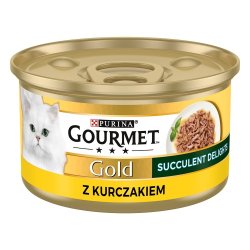 PURINA Gourmet Gold Succulent Delights Chicken - vdfoder til katte - 85g