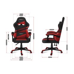 Huzaro Force 4.4 Pink Mesh Gaming Stol