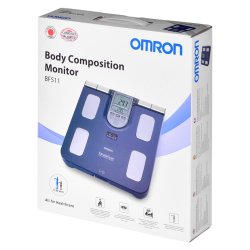 Omron BF511 Firkant Bl Elektronisk personlig vgt