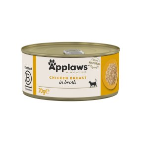 APPLAWS Chicken breast in broth - vd kattefoder - 70g