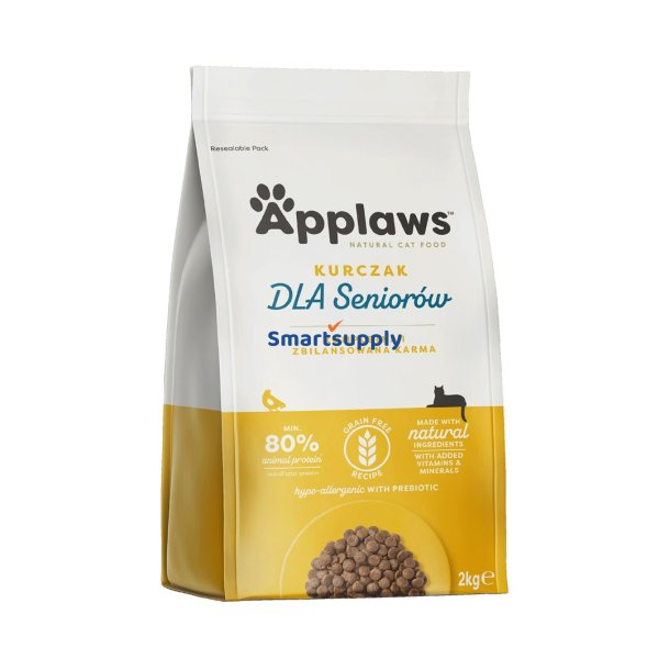 APPLAWS Senior Chicken - trfoder til kattekillinger - 2kg