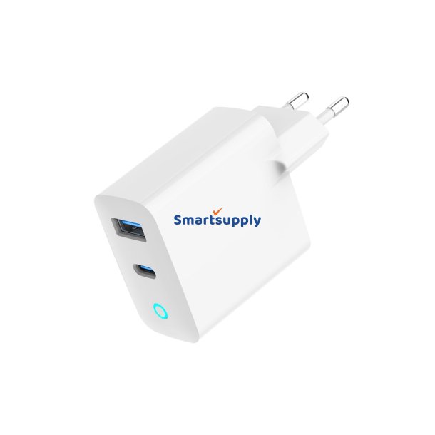 Gembird 2 Port 30W Gan USB LED Hurtig Opladning