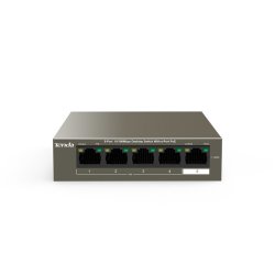 Tenda Tef1105p-4-38W Netvrksswitch Unmanaged L2 Fast Ethernet (10/100) (Poe) Gr