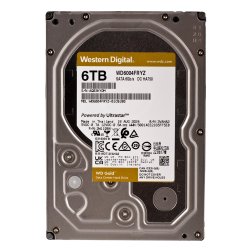 Western Digital Gold Wd6004fryz Intern Harddisk 6 TB 7200 RPM 128 MB 3,5" Serial ATA III