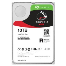 Seagate Ironwolf Pro Intern Harddisk 10Tb 256 MB 3,5" Serial ATA III (St10000nt001)