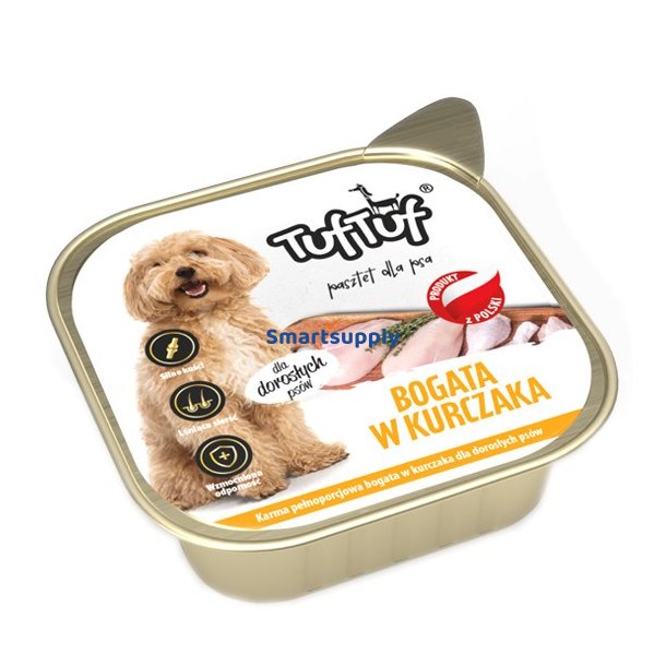 Tuf Tuf Alupak Fjerkrpat&eacute; - Vdfoder Til Hunde - 300G