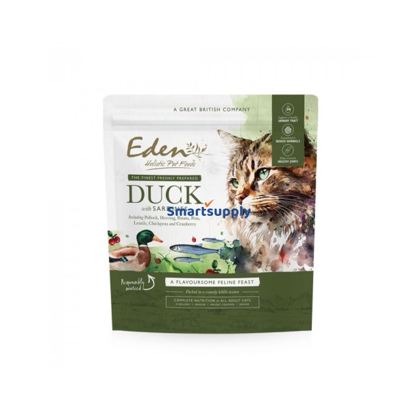 Eden And &amp; Sardin - Trfoder Til Kat - 1,5 Kg