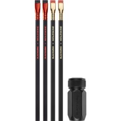 Moleskine BLACKWING X st 4 blyanter + blyantspidser 