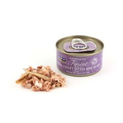 FISH4CATS Tuna fillet with anchovy - vd kattefoder - 70g