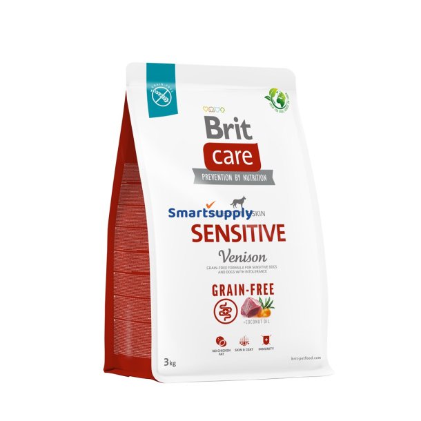 Brit Care Kornfri Sensitive Vildt 3 Kg Hund