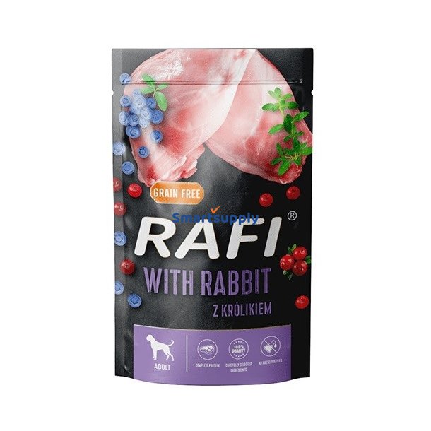 Dolina Noteci Rafi Kanin, Blbr, Tranebr - Vdfoder Til Hunde - 500G