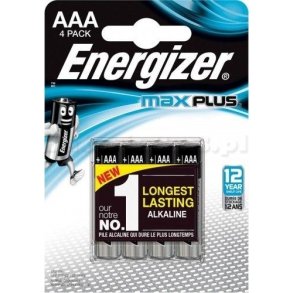 Energizer Max Plus AAA Engangsbatteri Alkaline