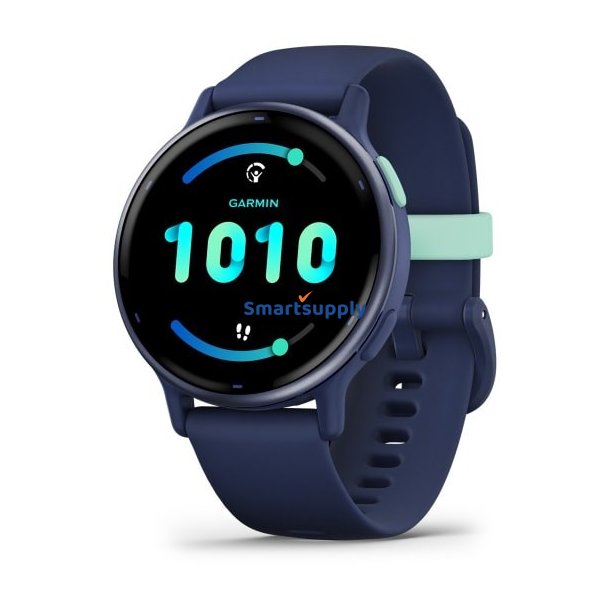 Garmin Vivoactive 5 3,05 cm (1.2") AMOLED 42 mm Digital 390 x 390 pixel Berringsskrm Bl Wi-Fi GPS (satellit)
