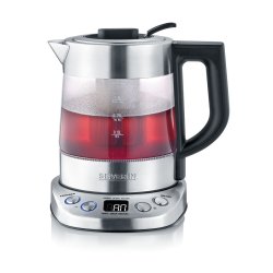 Severin Wk 3473 Elkedel 1 L 2200 W Rustfrit Stl, Gennemsigtig