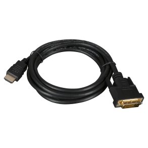Lanberg CA-HDDV-20CU-0018-BK videokabel adapter 1,8 m HDMI Type A (Standard) DVI-D Sort