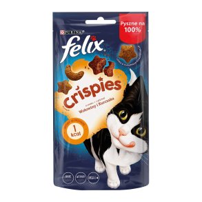 FELIX Crispies Beef, Chicken - trfoder til katte - 45 g
