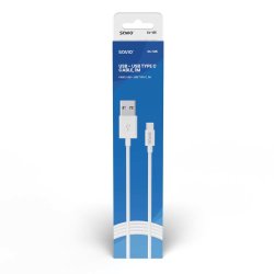 Savio Cl-125 USB Kabel USB 2.0 1 M Usb-A Usb-C Hvid