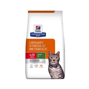 HILL'S Feline c/d Urinary Stress + Metabolic - trfoder til kattekillinger - 3 kg