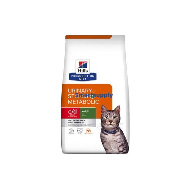 Hill's Feline C/D Urinary Stress + Metabolic - Trfoder Til Kat - 3 Kg