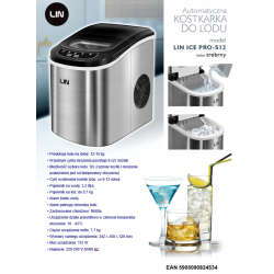 Brbar ismaskine LIN ICE PRO-S12 slv