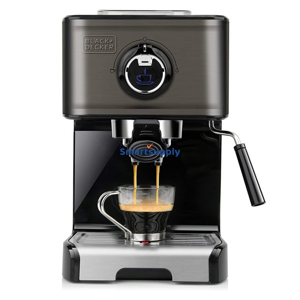 Espresso Kaffemaskine Black &amp; Decker Bxco1200e (1200W)