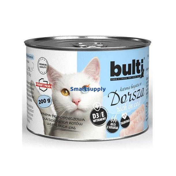 Bulti Rig P Torsk - Vdfoder Til Katte - 200G