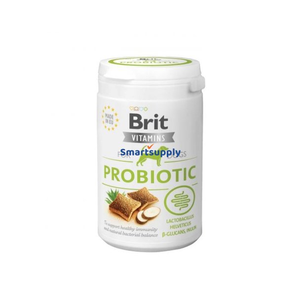 Brit Vitamins Probiotika Til Hunde - Tilskud Til Din Hund - 150 G