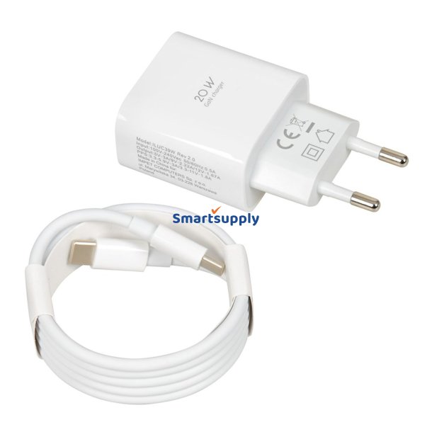 Ibox Iluc39w Mobilenhedsoplader Universal Hvid AC Hurtig Opladning Indendrs