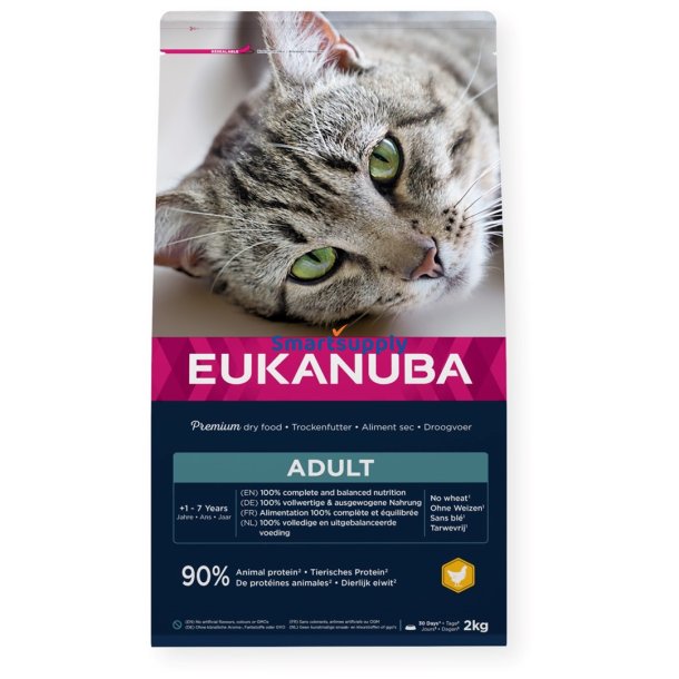 Eukanuba Voksen Kylling - Trfoder Til Kat - 2 Kg