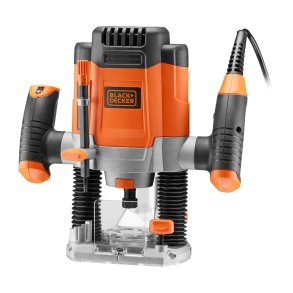 Black & Decker KW1200EKA-QS router og overfrser Sort, Gr, Orange