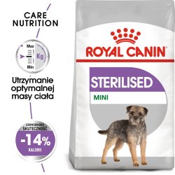 Royal Canin Ccn Mini Sterilized - Trfoder Til Voksne Hunde - 8 Kg