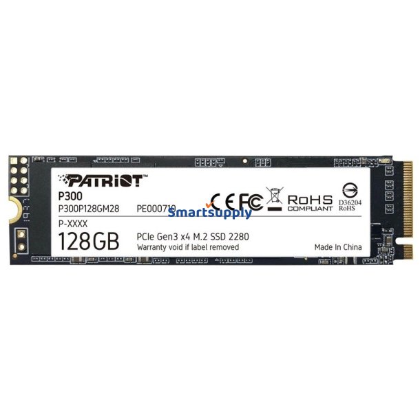 Ssd Patriot P300 M.2 Pci-Ex4 NVME 128 GB